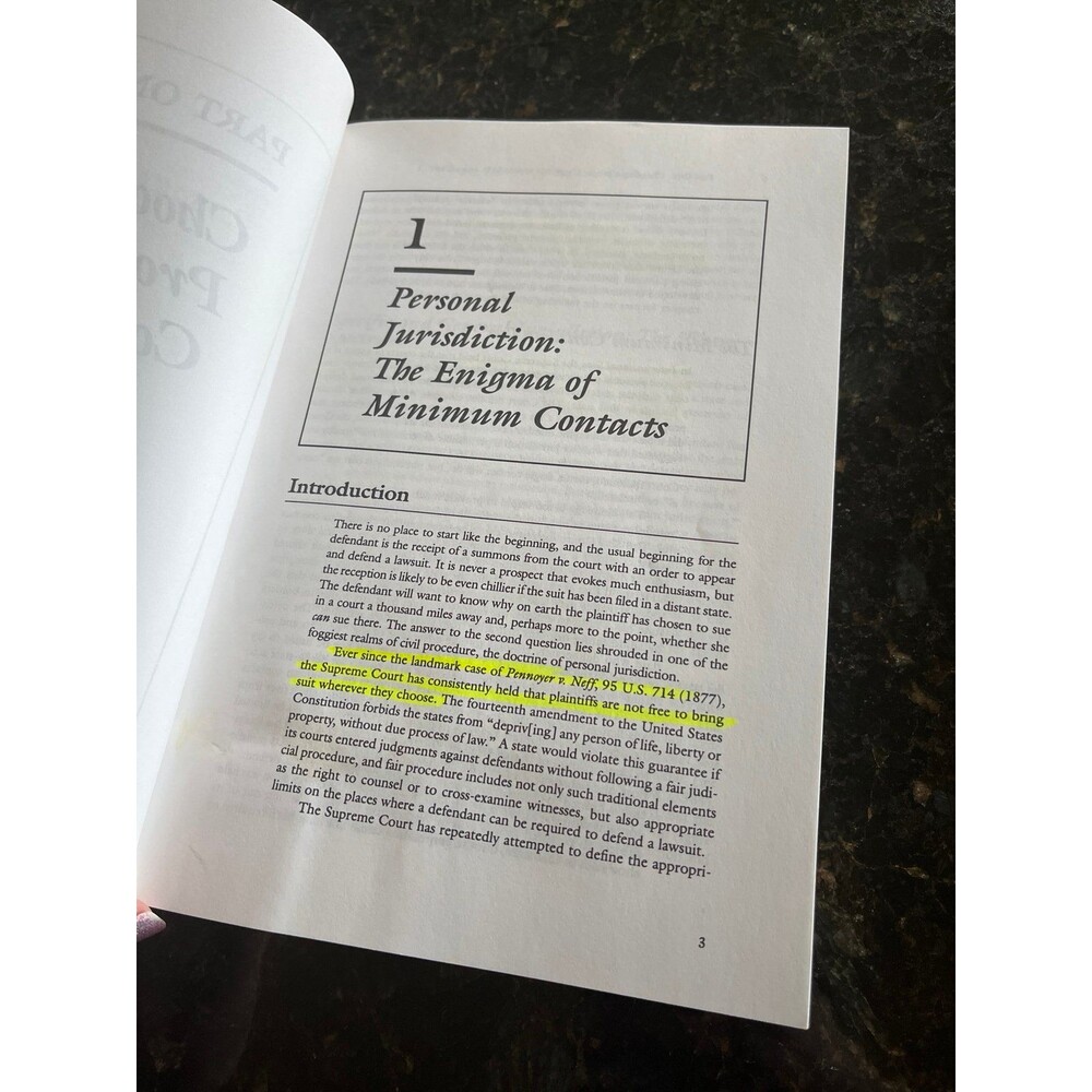 Civil Procedure Examples and Explanations Textbook - Picture 4 of 4
